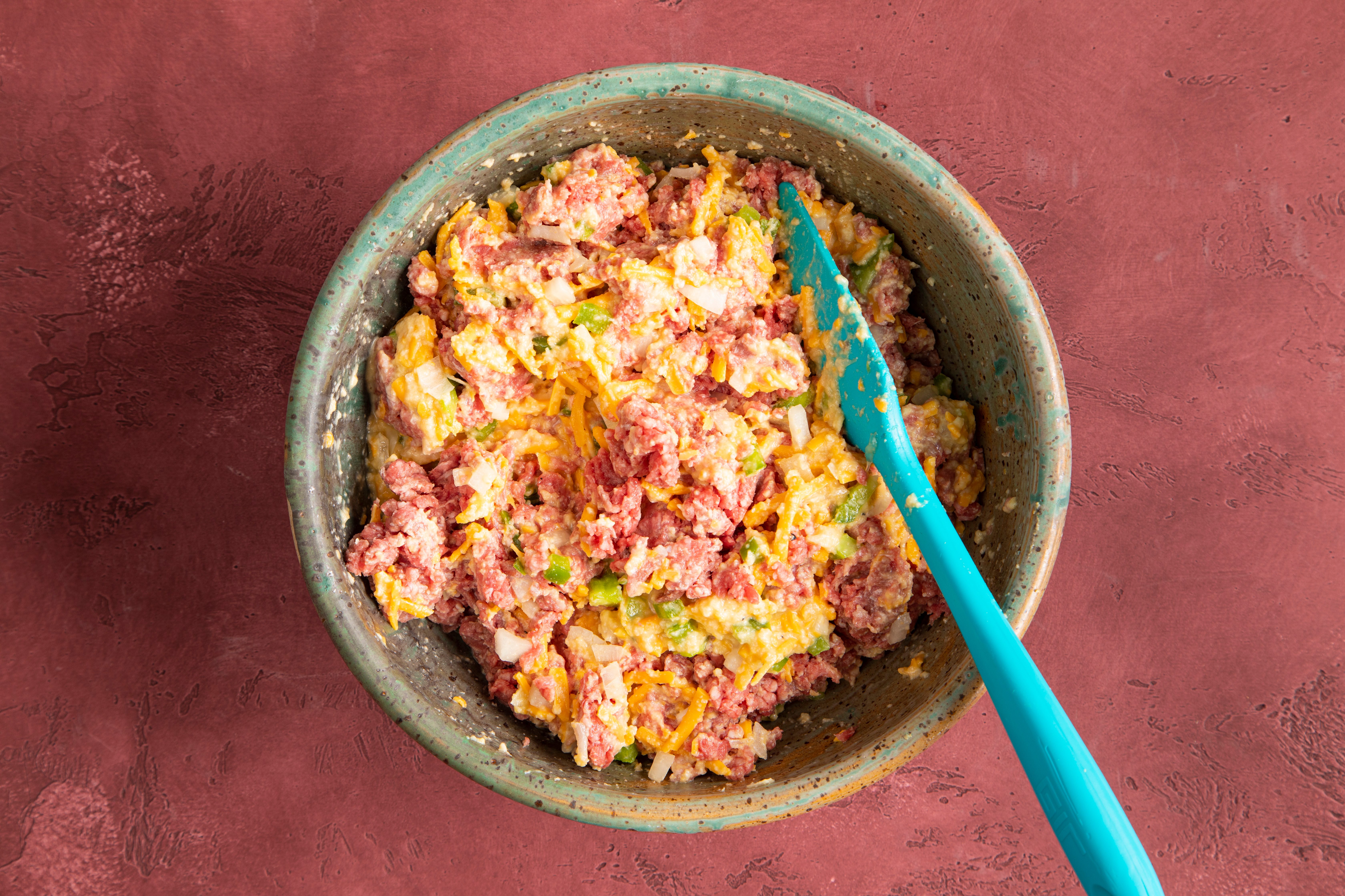 mix in meat for copycat meatloaf