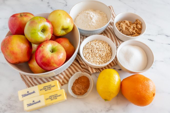 Ina Garten's apple crisp ingredients