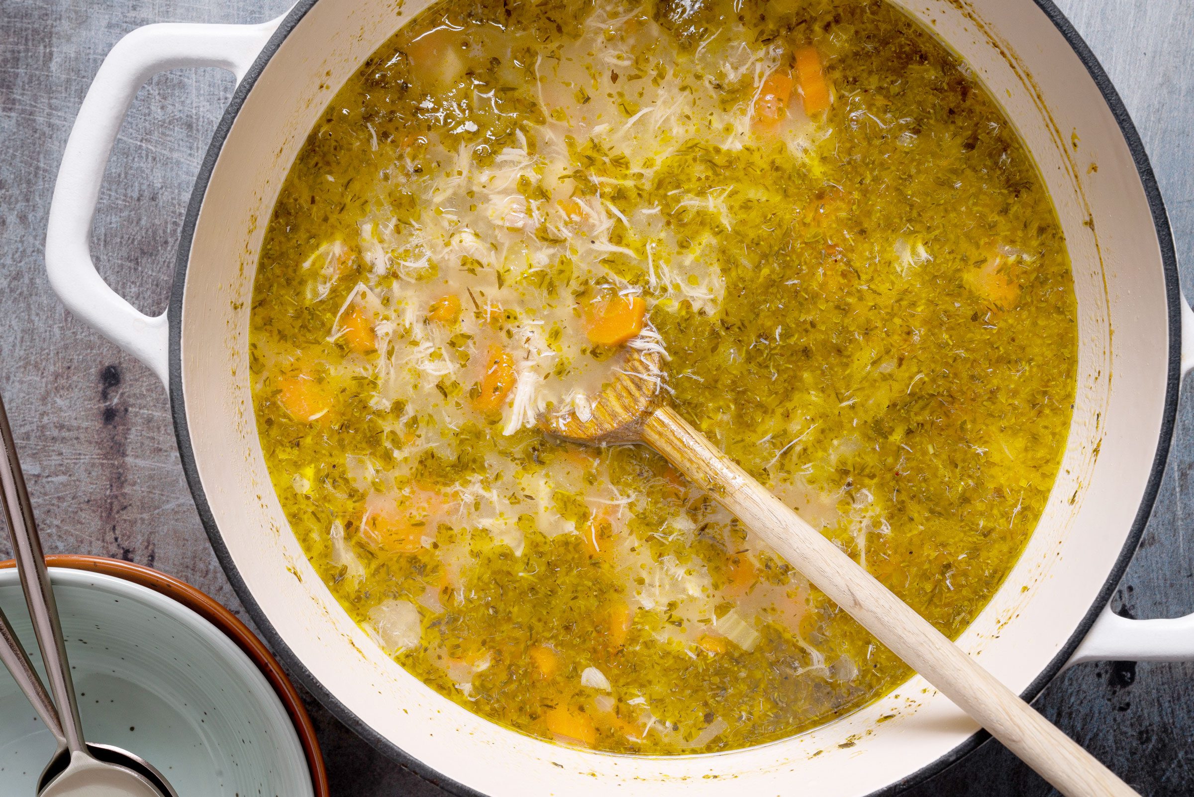 Leftover Chicken Soup Hero 1 Jvedit Kristina Vanni For Taste Of Home