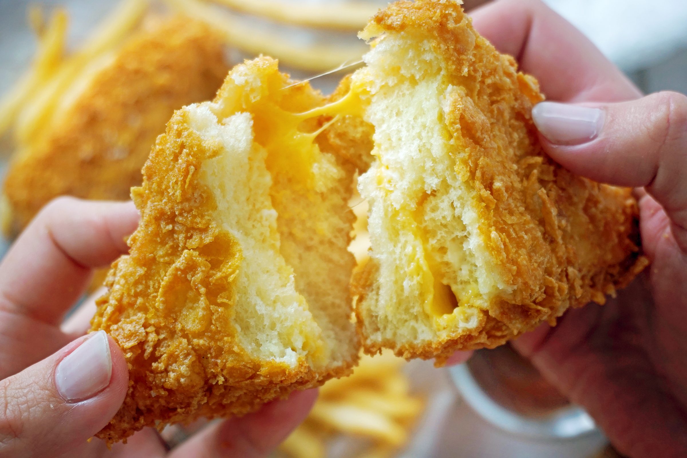 How to Make a Cheese Frenchee, aka a Deep Fried Grilled Cheese Sandwich