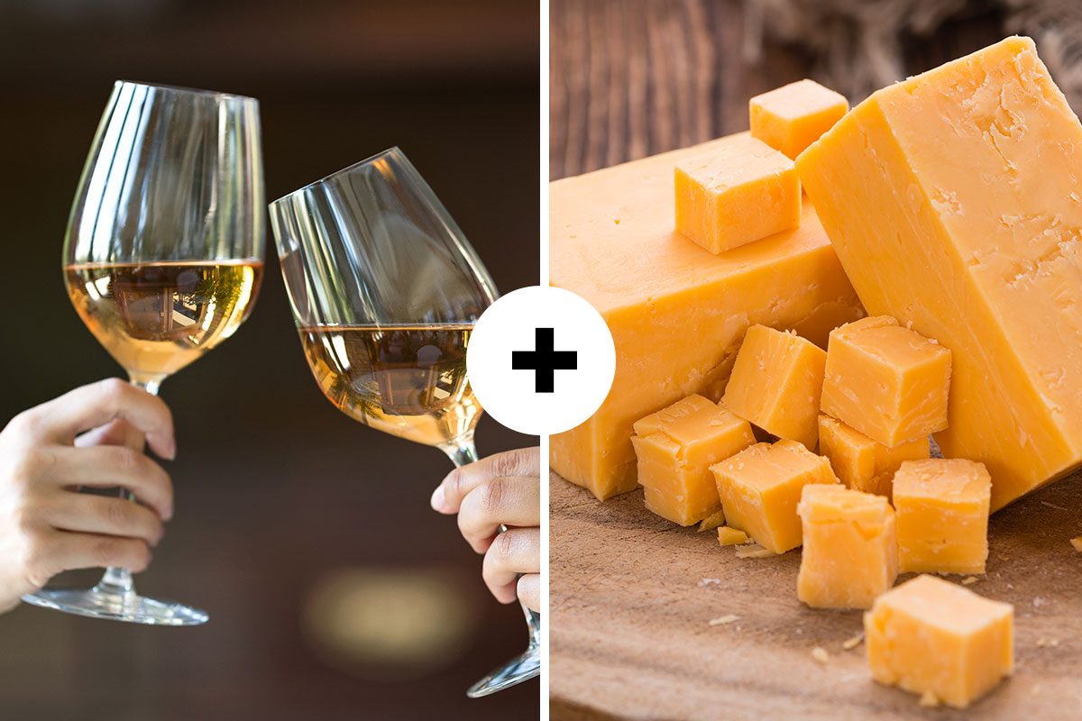 Chardonnay And Cheddar Wine And Cheese Pairing