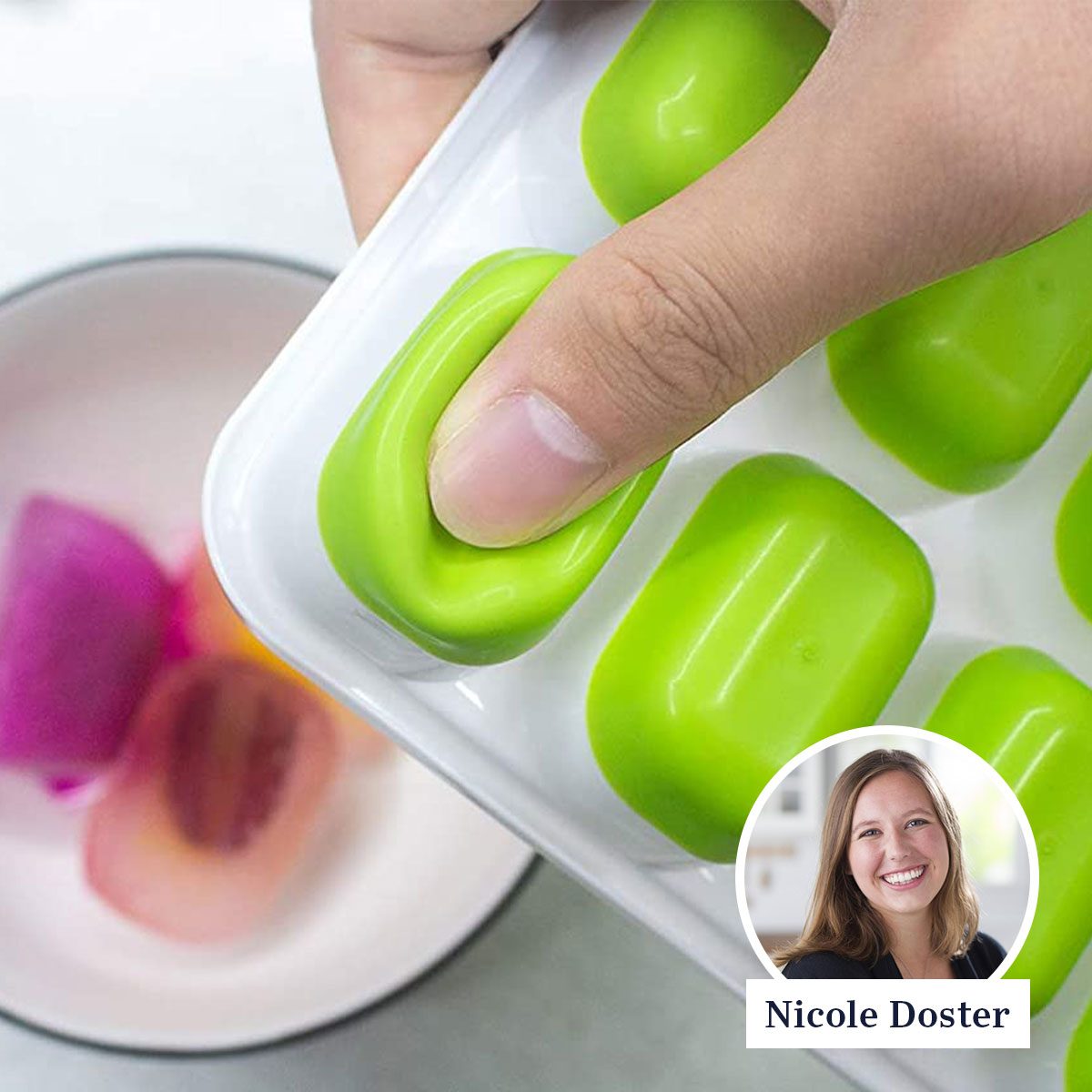 Nicole Doster Silicone Ice Cube Tray