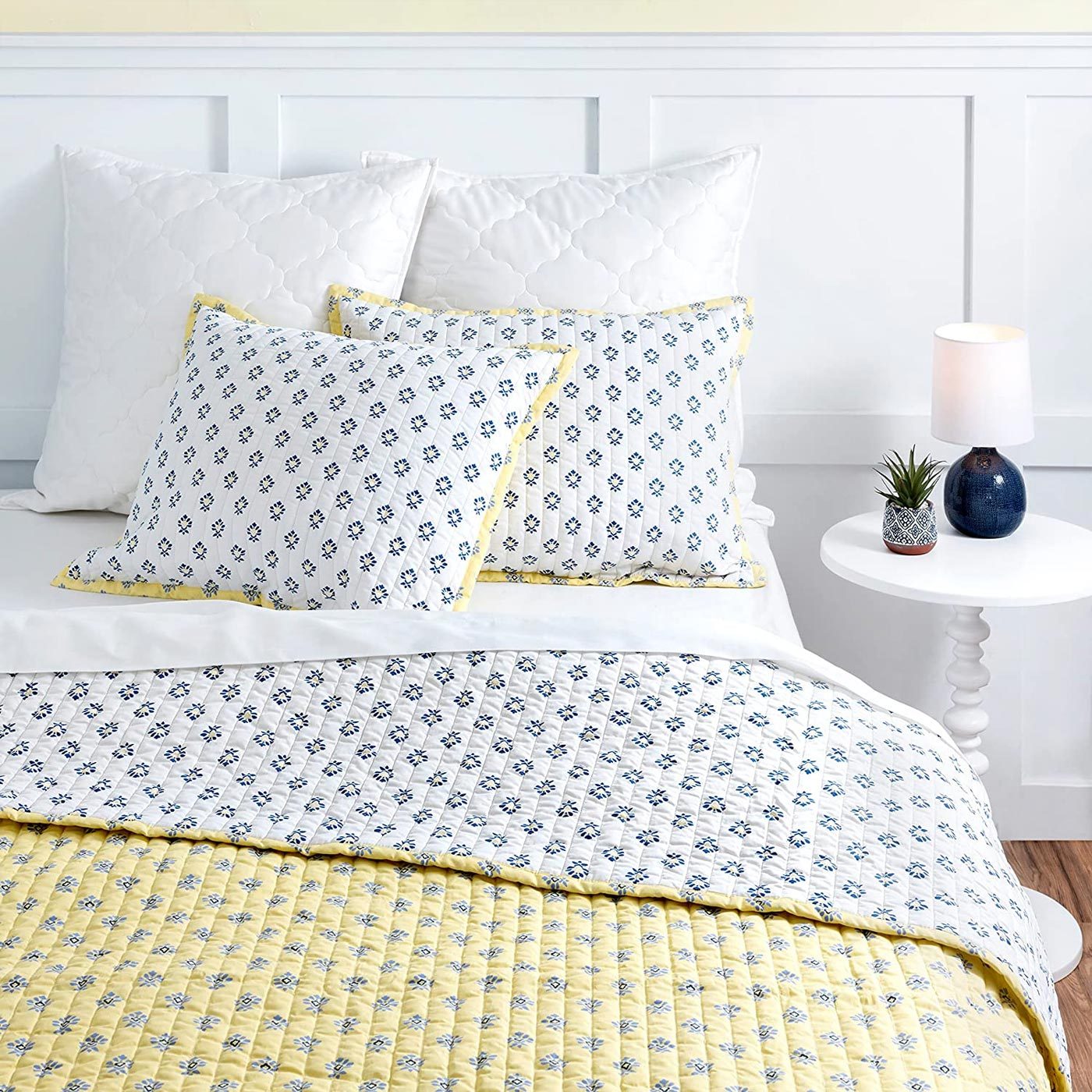 Cotton Percale Queen Size Quilt Set