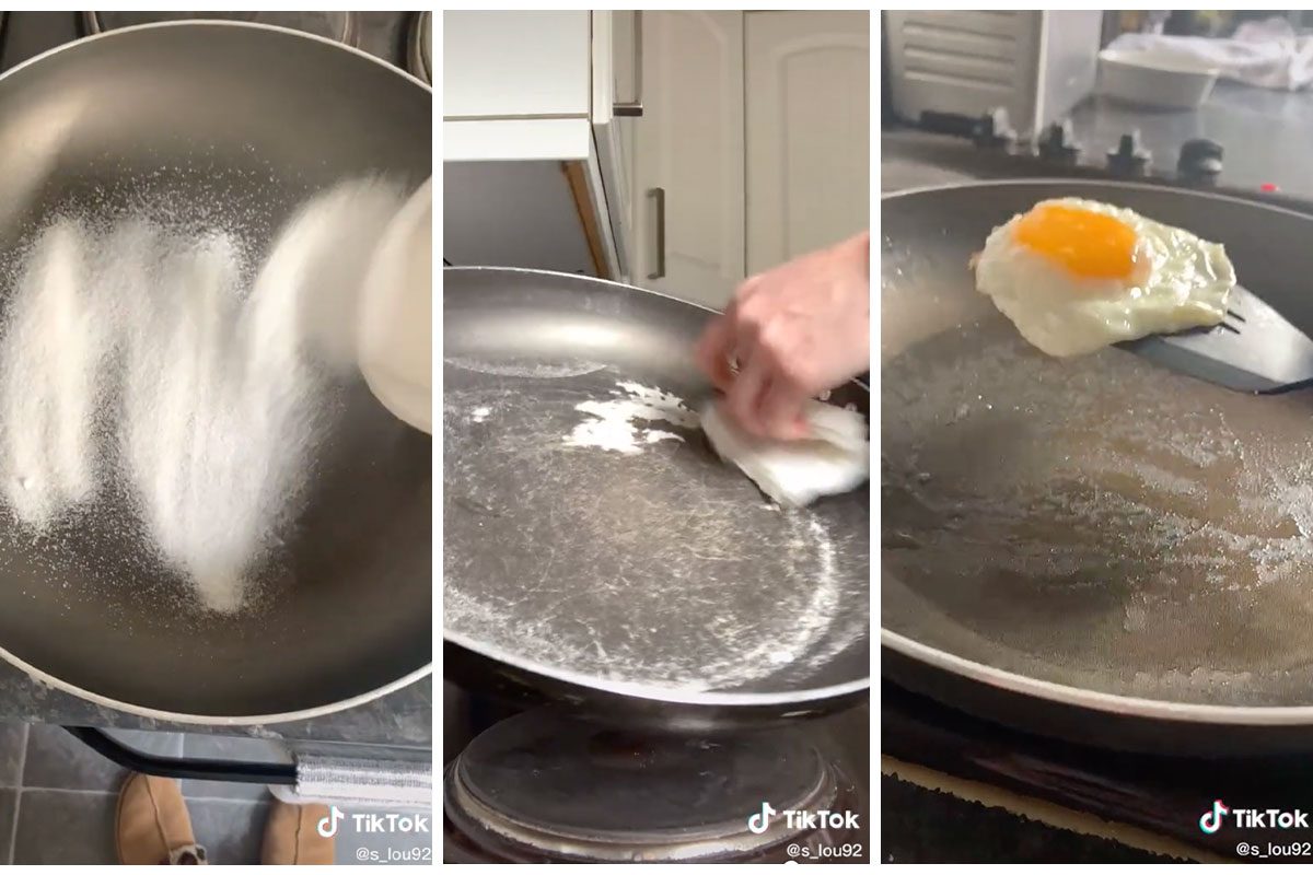I Tried This Viral Salt Hack to Save My Nonstick Pan—Here’s What Happened