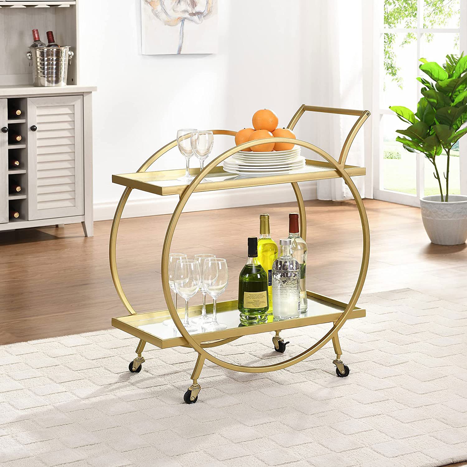 Circular Bar Cart