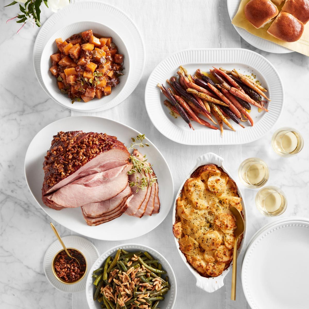 Complete Easter Ham Dinner