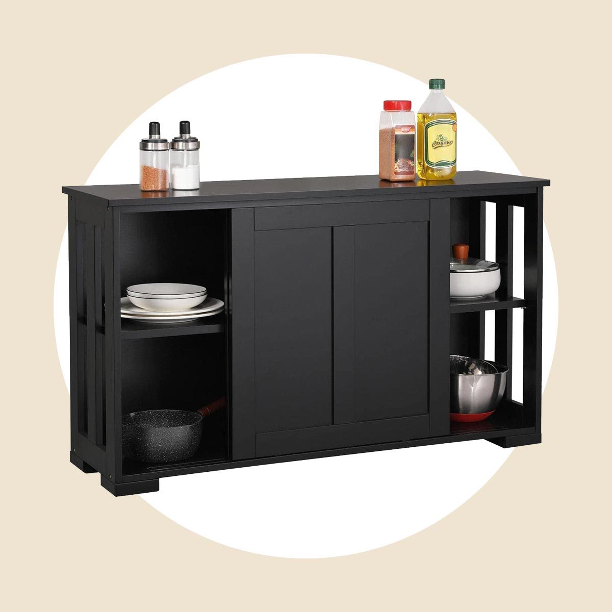 Storage Friendly Buffet Table