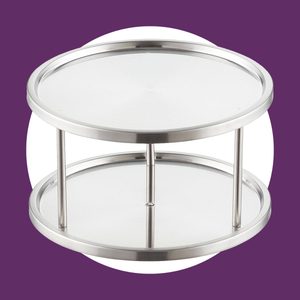 Tiered Lazy Susan Via Containerstore.com Ecomm