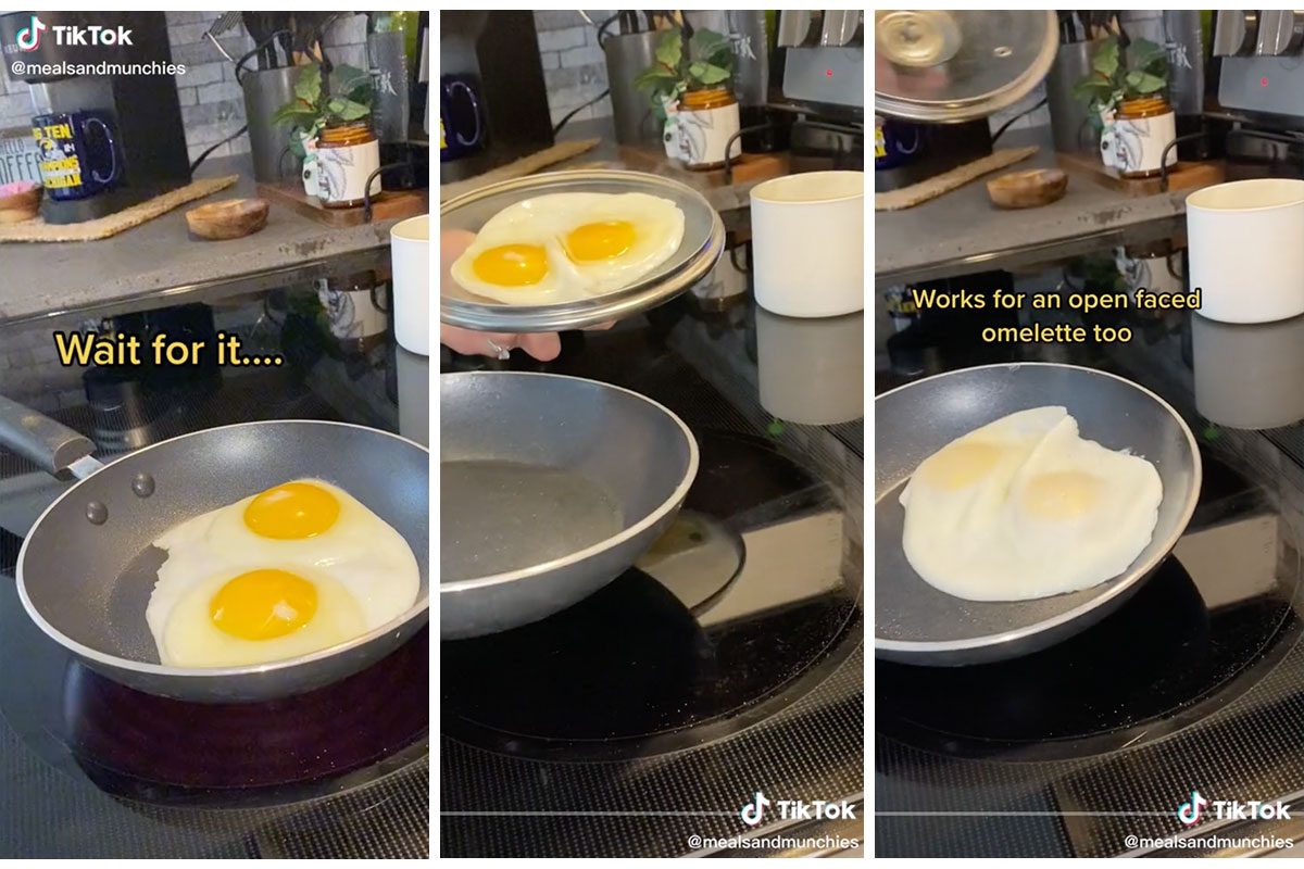 This Hack Shows You How to Flip An Egg Without Breaking the Yolk