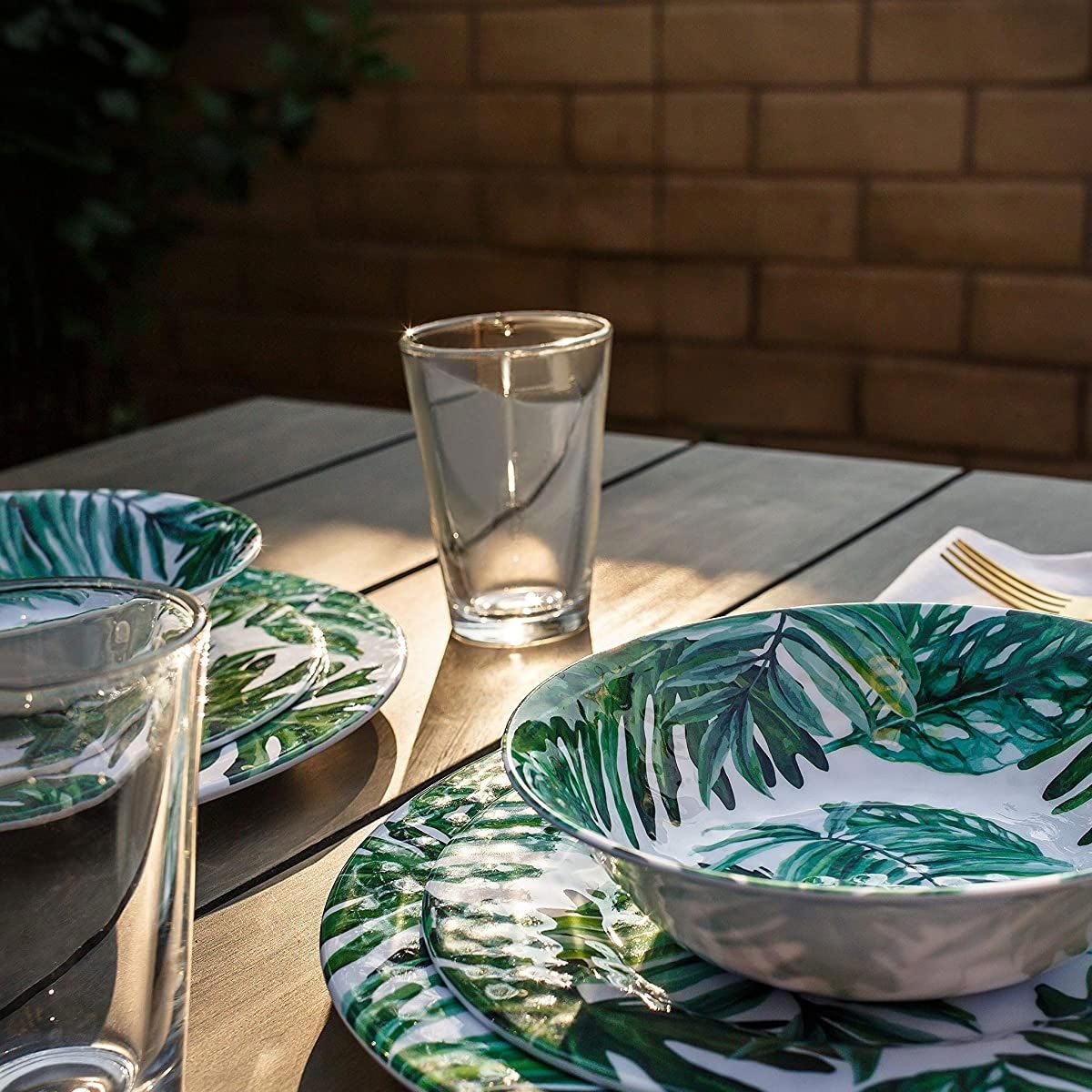 California Palm Outdoor Dinnerware Set