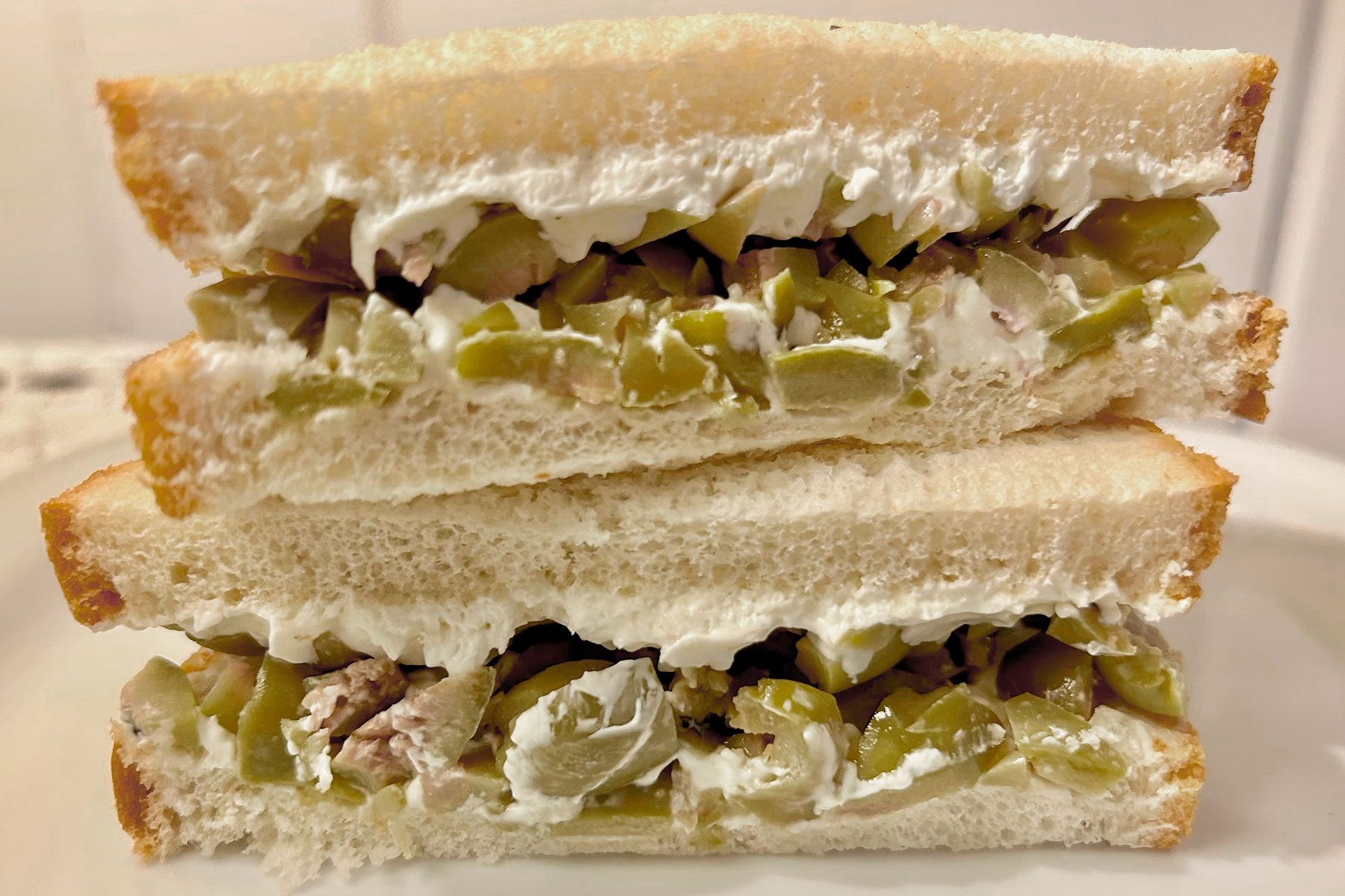 Close Cream Cheese Olive Sandwich Jason Wilson Toh