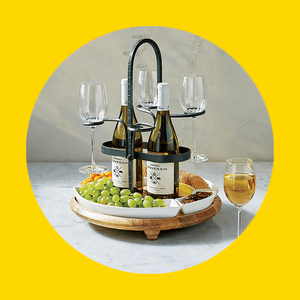 Weston Wine And Charcuterie Caddy Ud Via Frontgate.com Ecomm