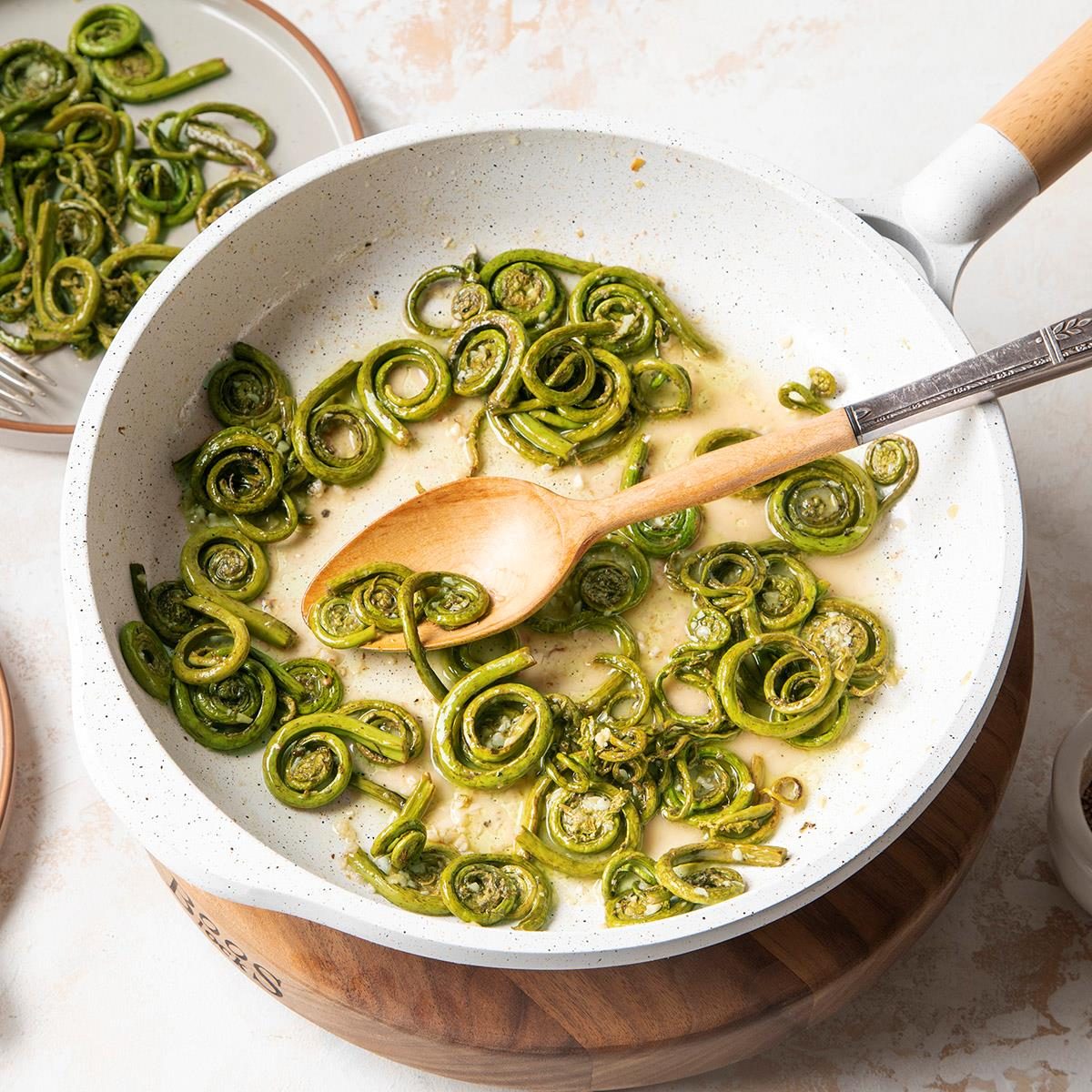 Sauteed Fiddleheads
