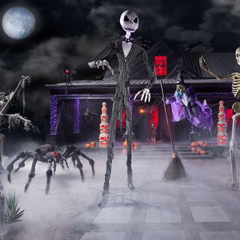 13 Foot Jack Skellington Lifestyle 3 Resize Crop Dh Toh Courtesy The Home Depot