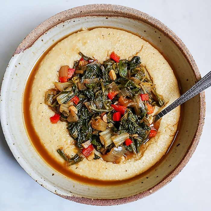 Vegan Grits And Greens