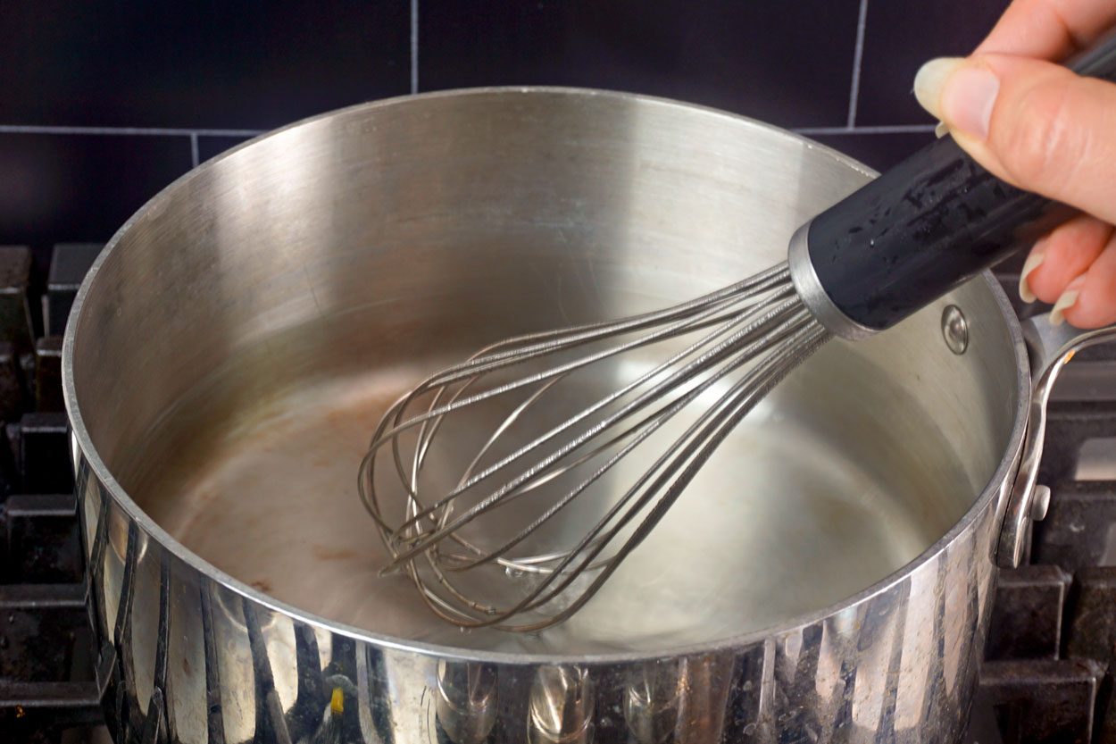 Preparing Water for Gordon Ramsay Poached Eggs Lauren Habermehl For Toh