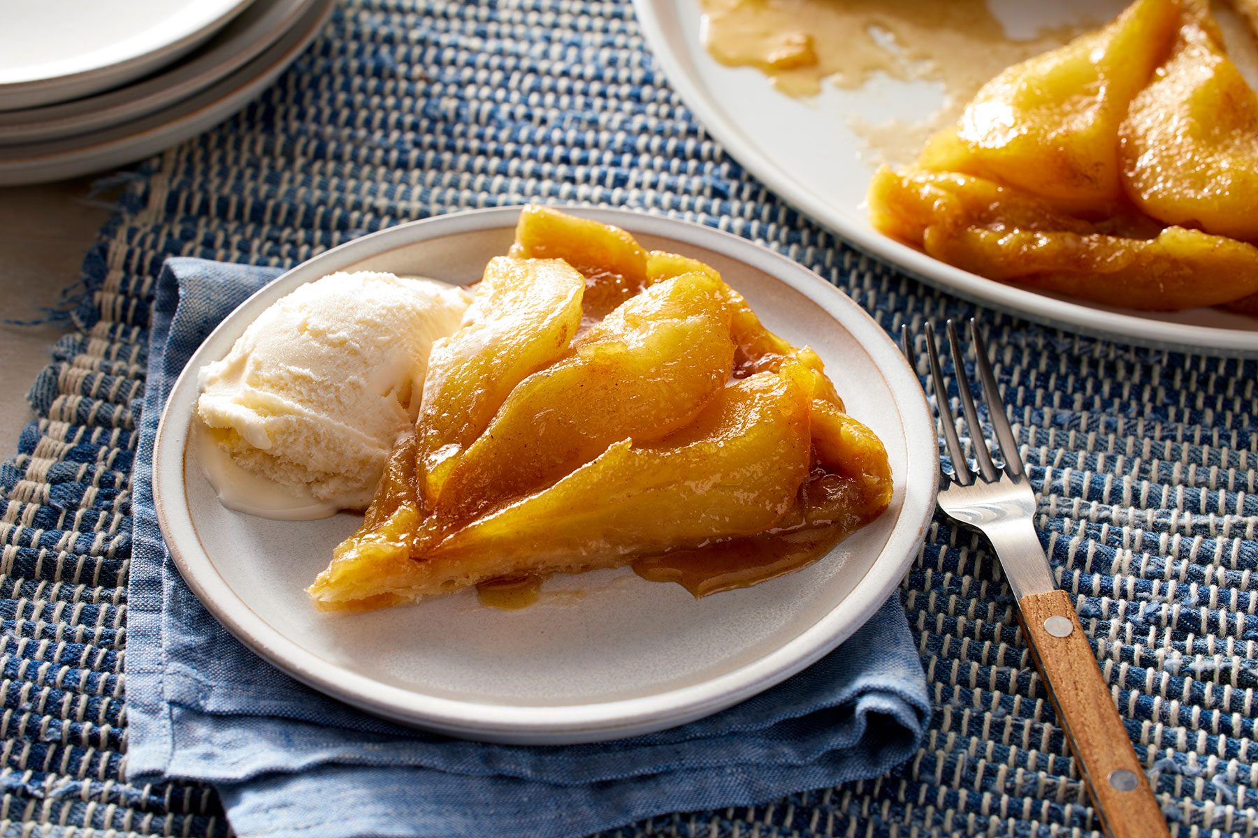 Pear Tarte Tatin with Ice Cream