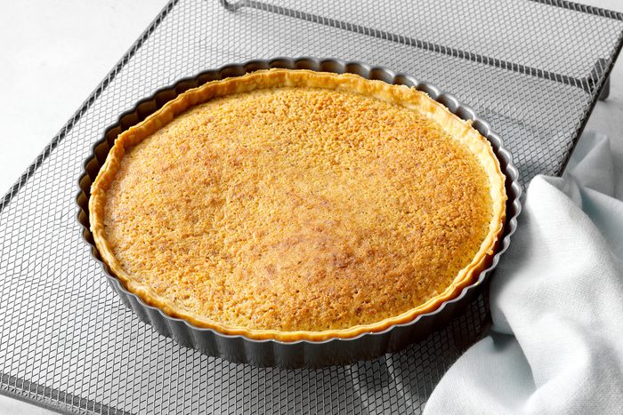 Cooling the Baked Tart on Wire Rack