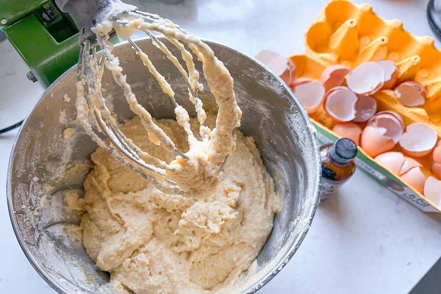 Mixing Ingredients For Hulu Black Cake Risa Lichtman For Toh