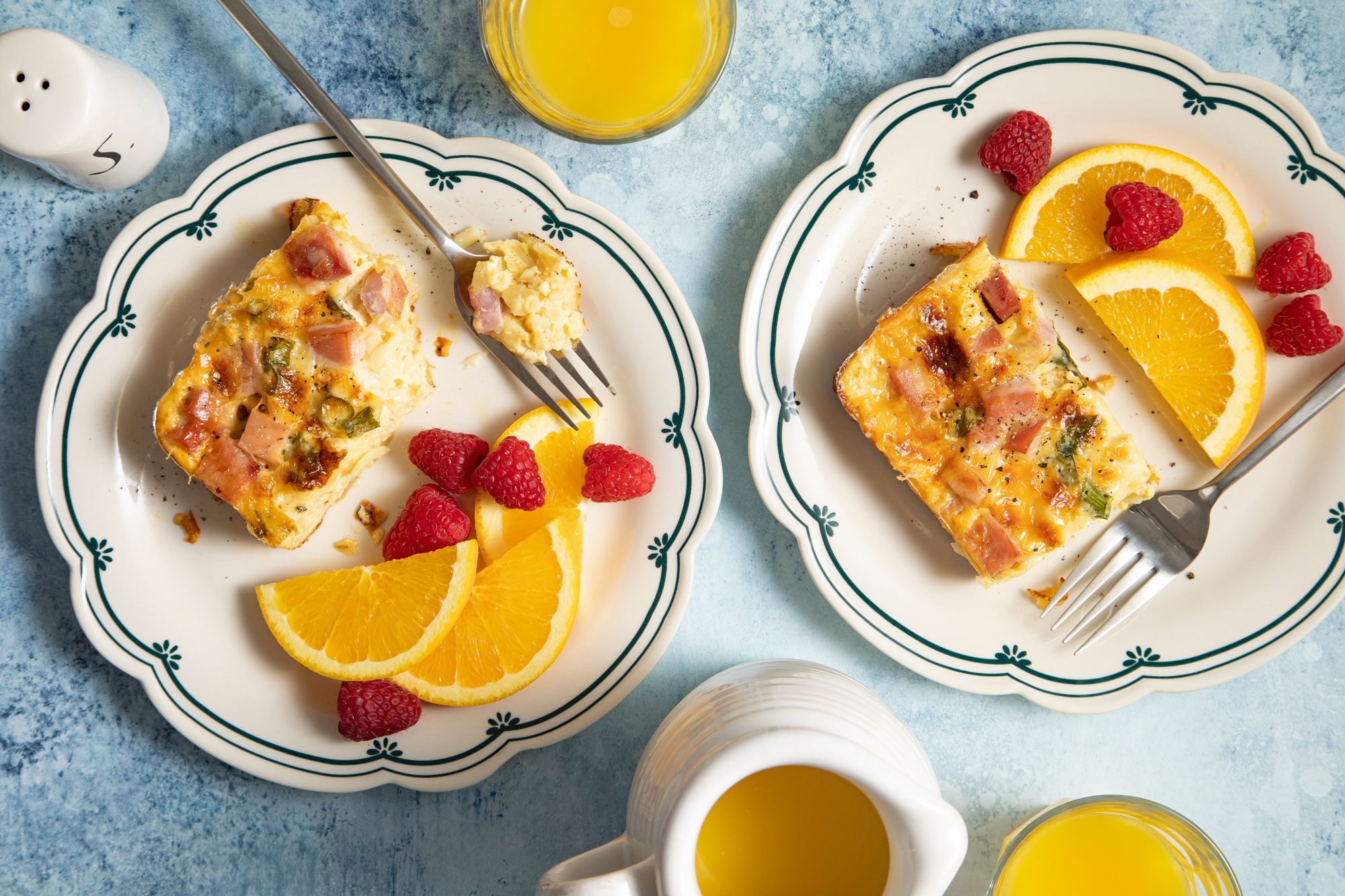 Farmer's Casserole served in plate