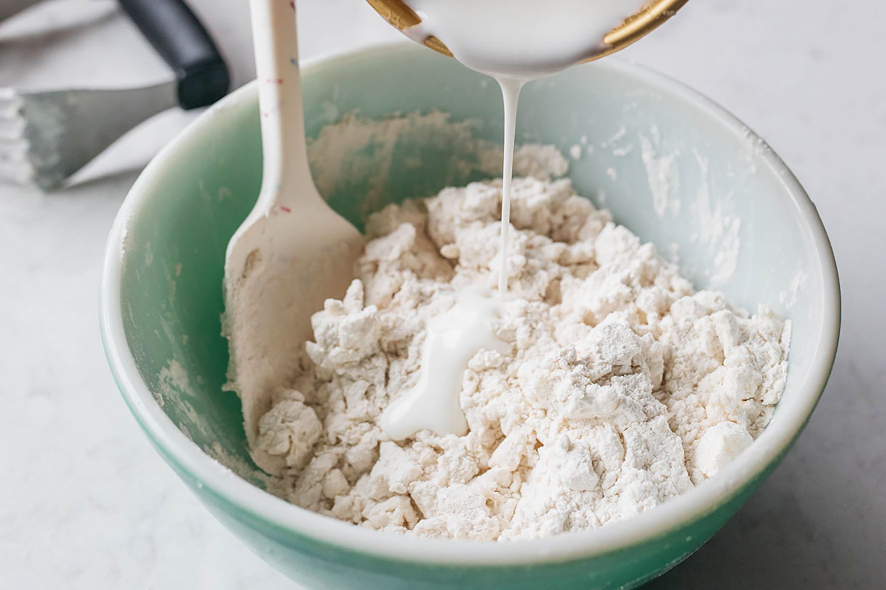 Adding Buttermilk to dry ingredients