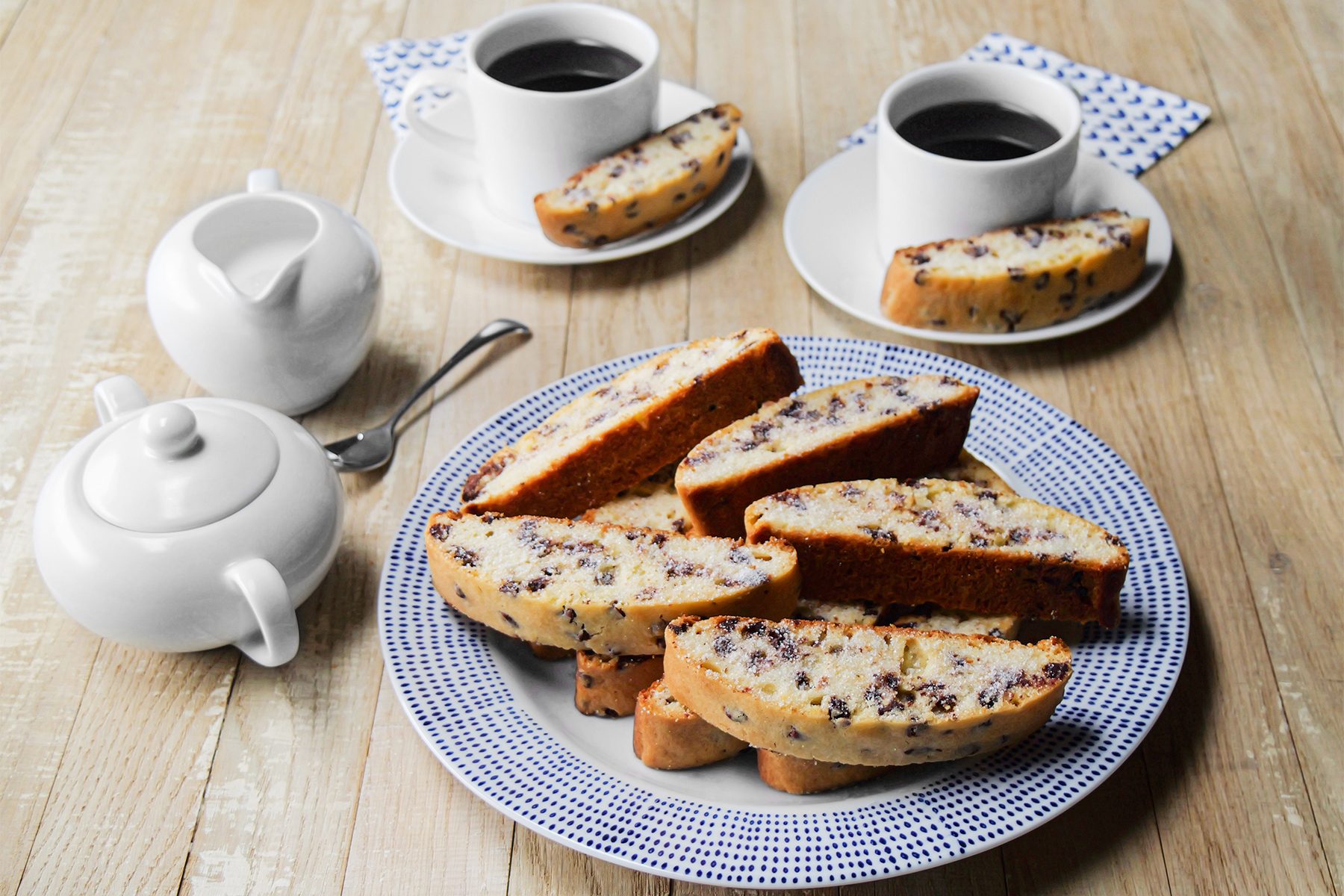 Jewish Chocolate Chip Mandel Bread