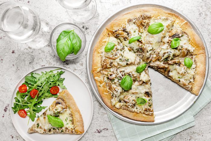 mushroom pizza