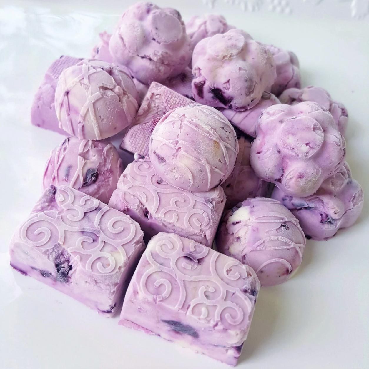 Keto Blueberry Lemon Cheesecake Fat Bombs