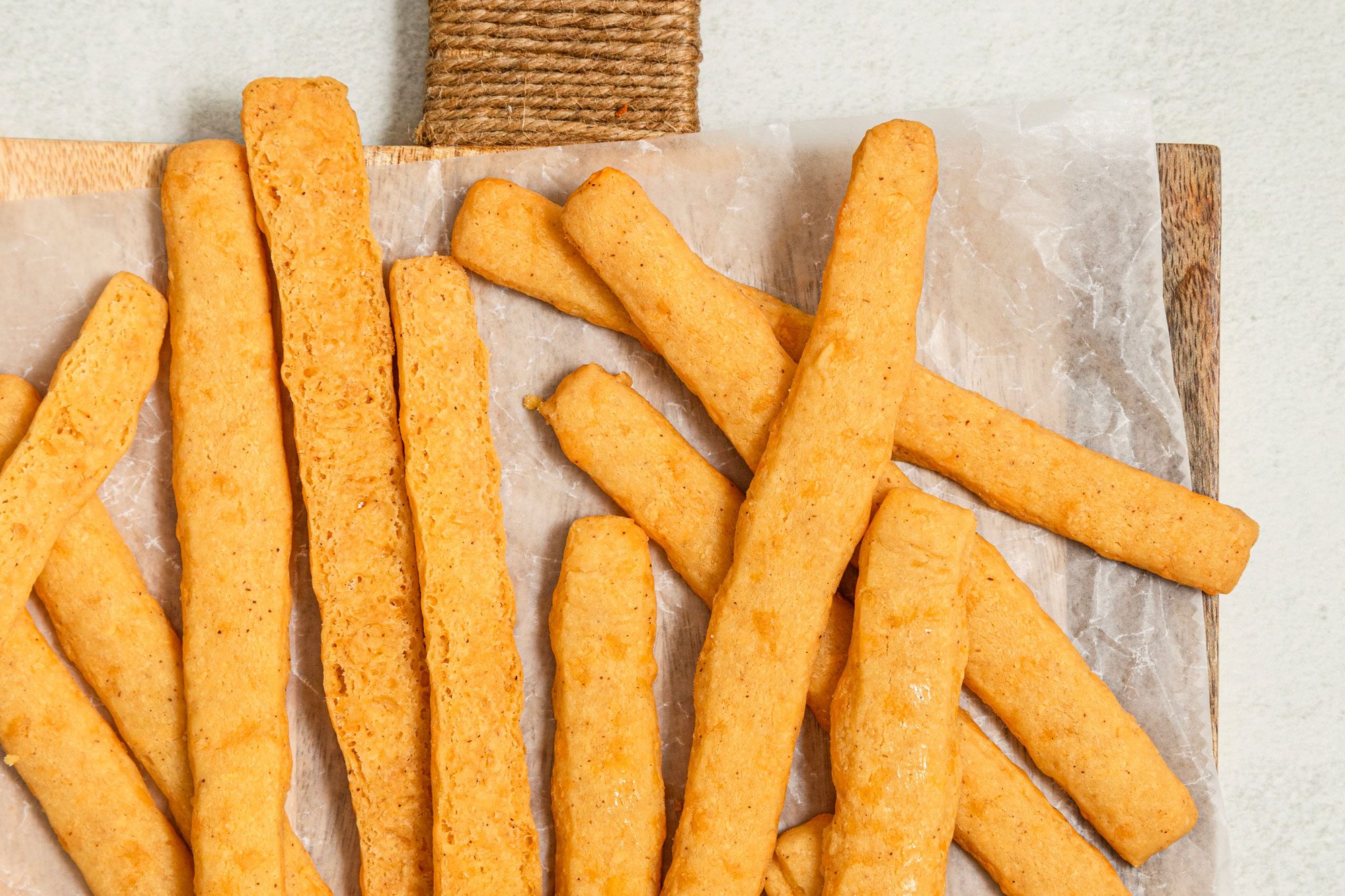 Line the baking sheet with parchment paper