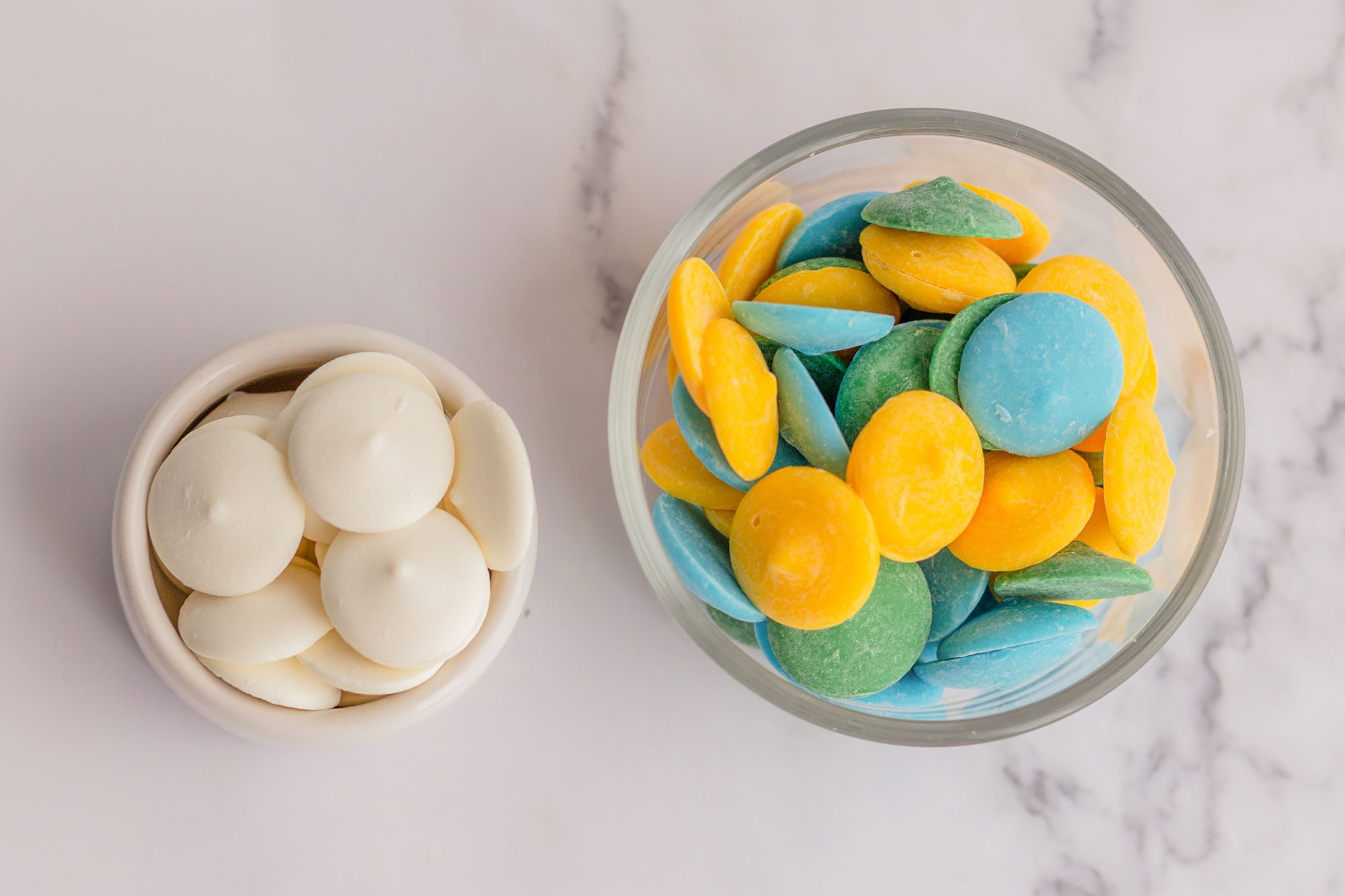 Put the candy wafers in microwave-safe bowl