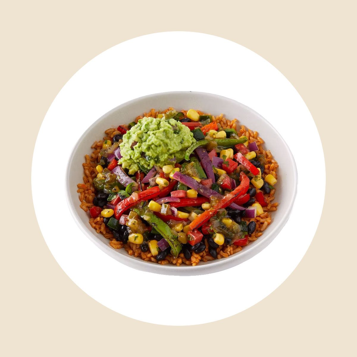 Qdoba Fajita Veggie Post Workout Bowl