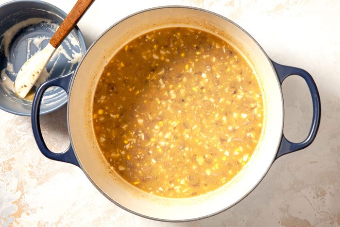 Cook and stir until thickened