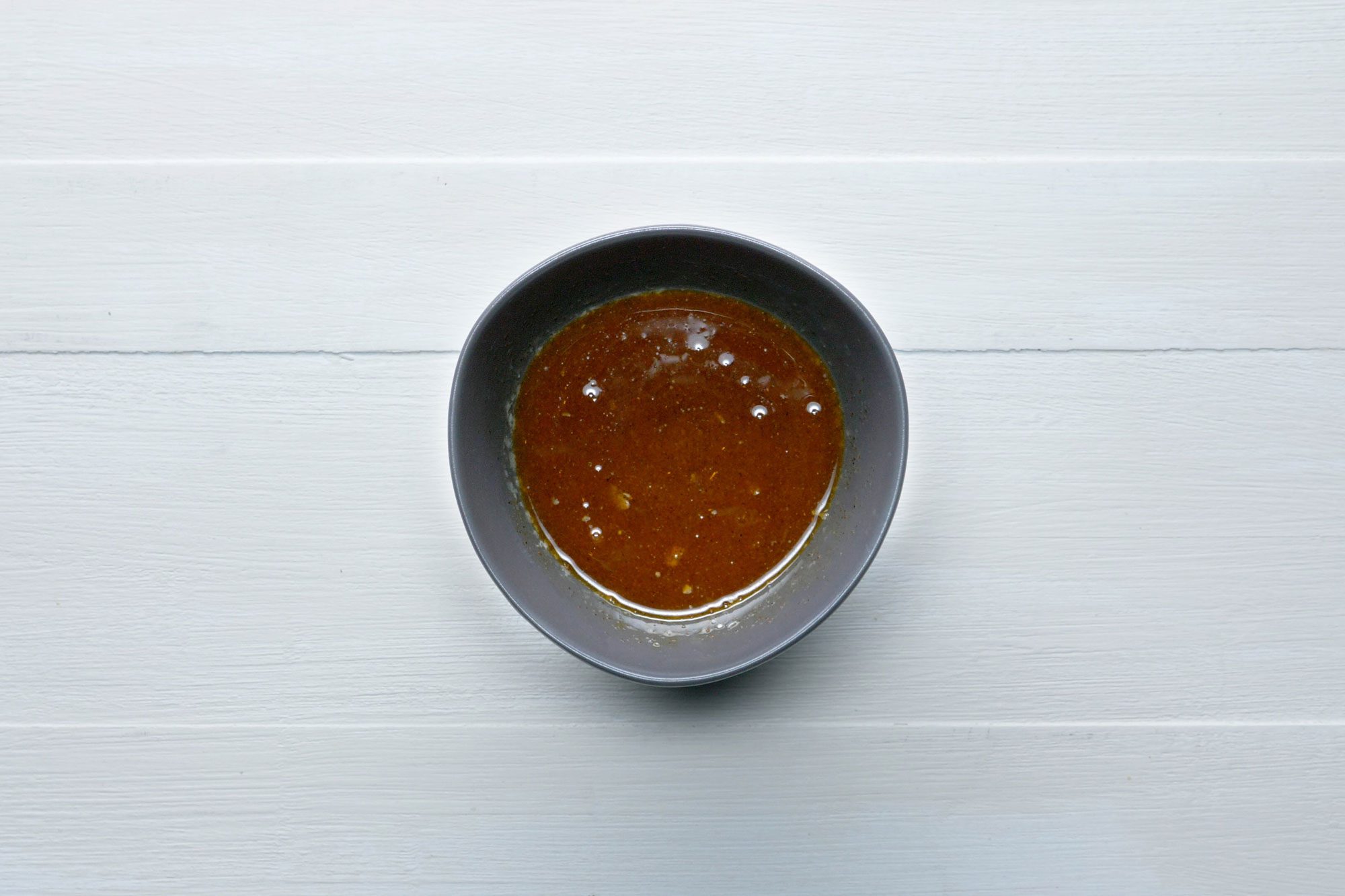 Butter mixture in a small bowl