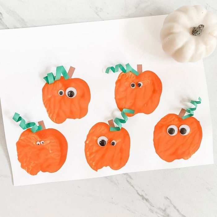 Apple Stamp Pumpkins
