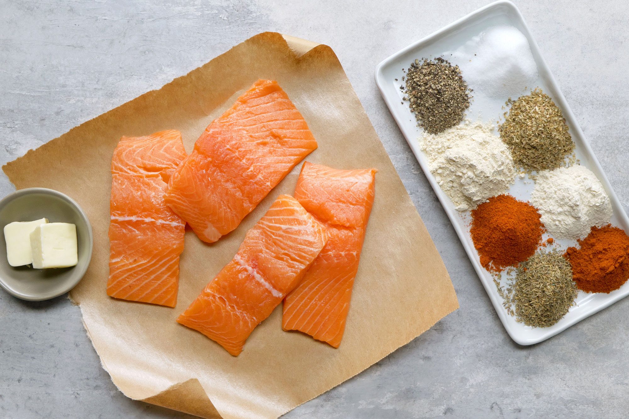 Blackened Salmon Ingredients