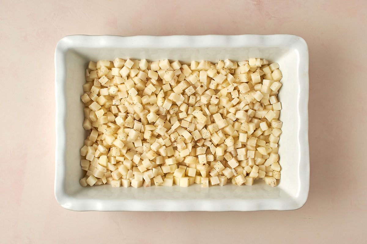 Assemble the potatoes