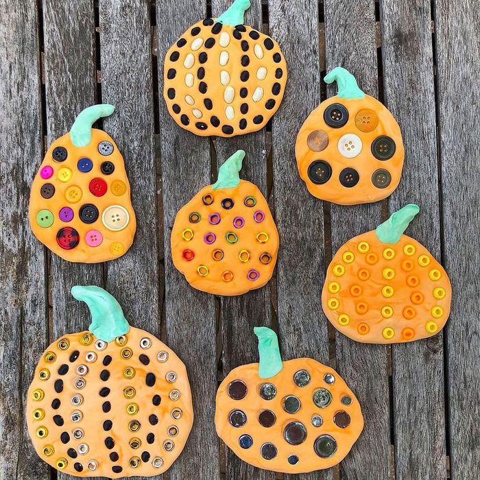 Clay Pumpkins