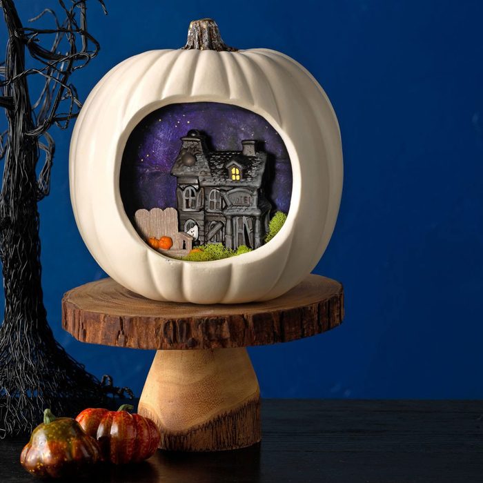 Creepy Cottage Pumpkin