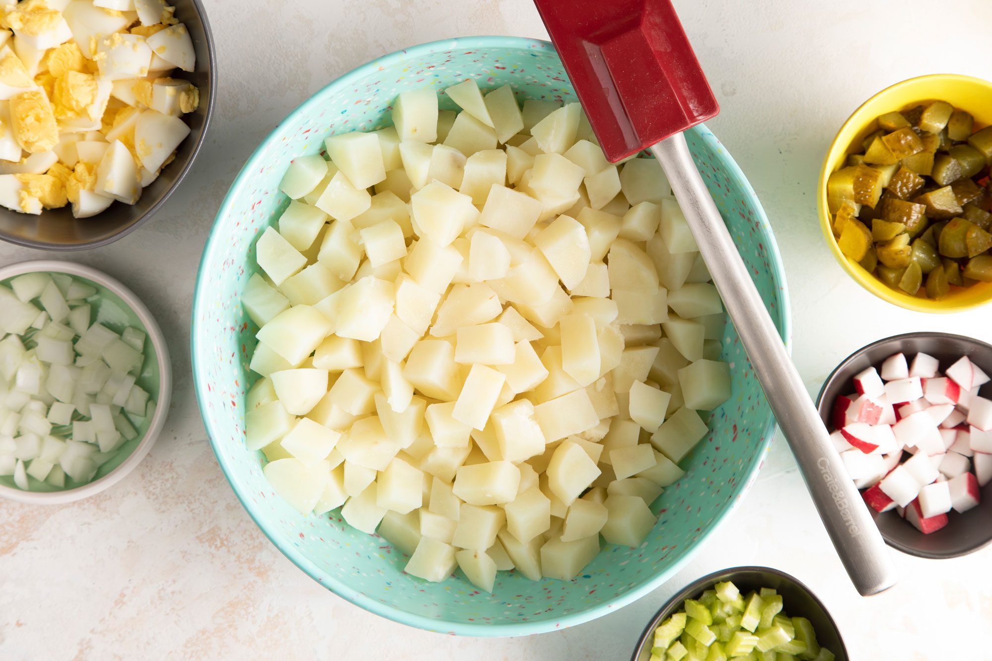 Deviled Egg Potato Salad Ingredients