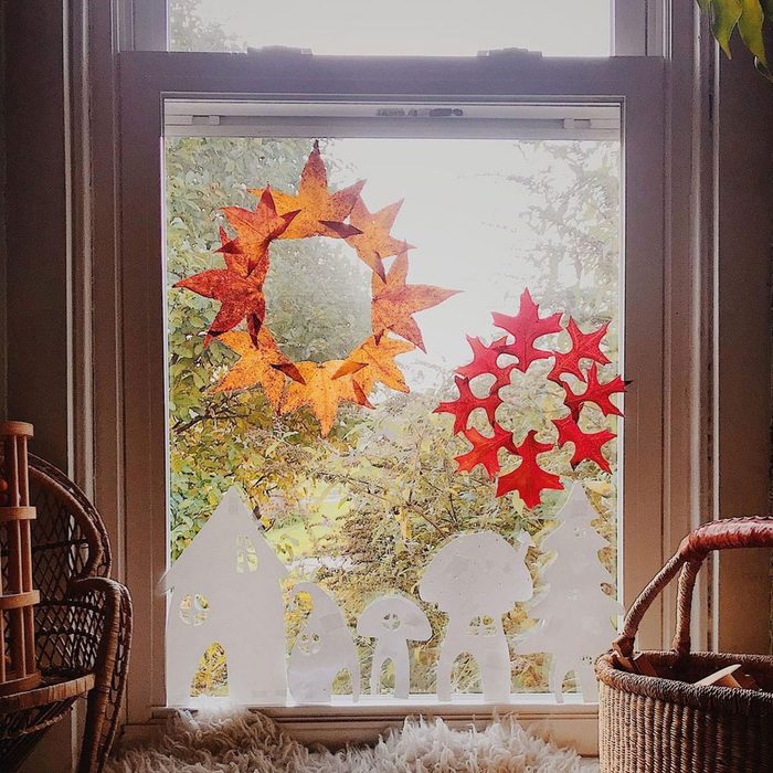 Leaf Wreath Sun Catchers