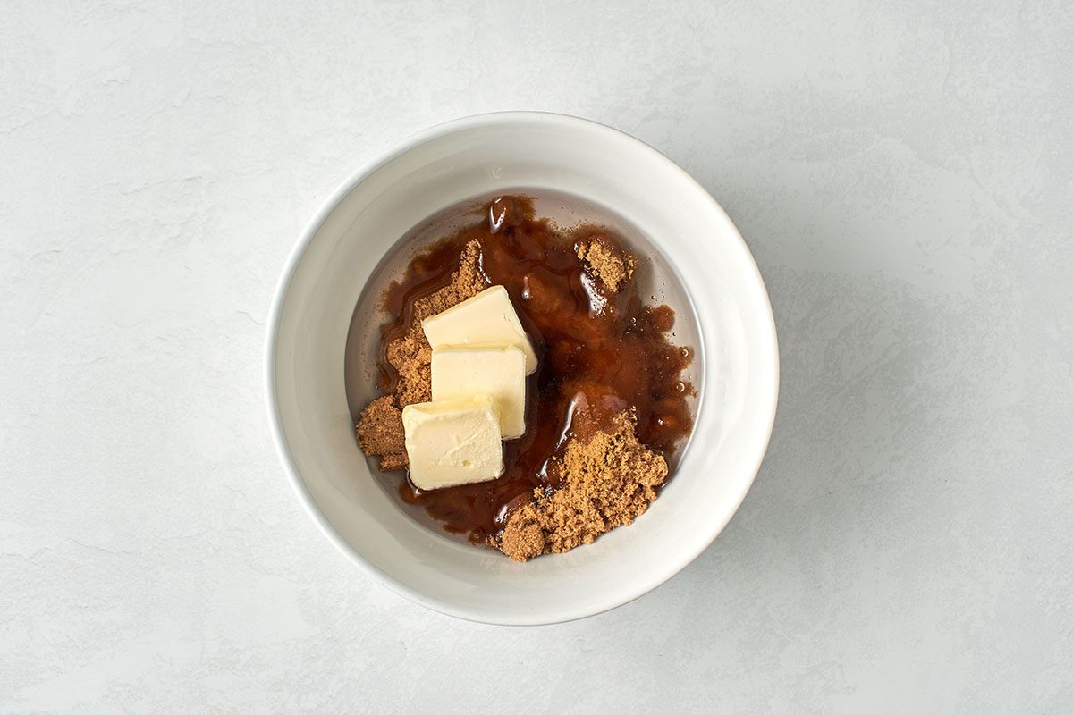 Combine first ingredients