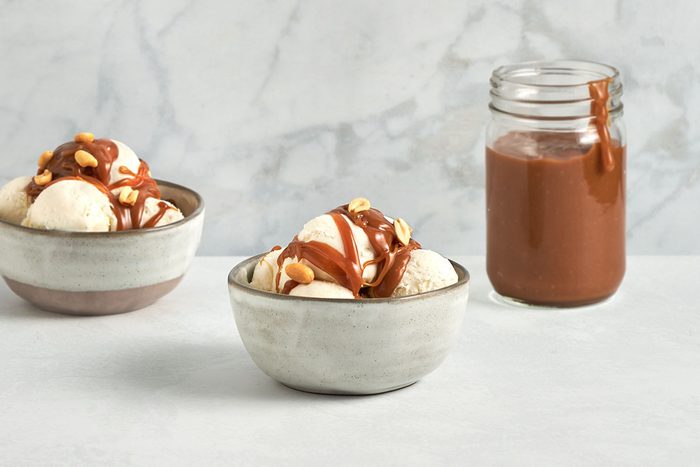 This peanut butter sauce for ice cream recipe by Taste of Home will take almost any dessert or breakfast treat up a delicious notch.