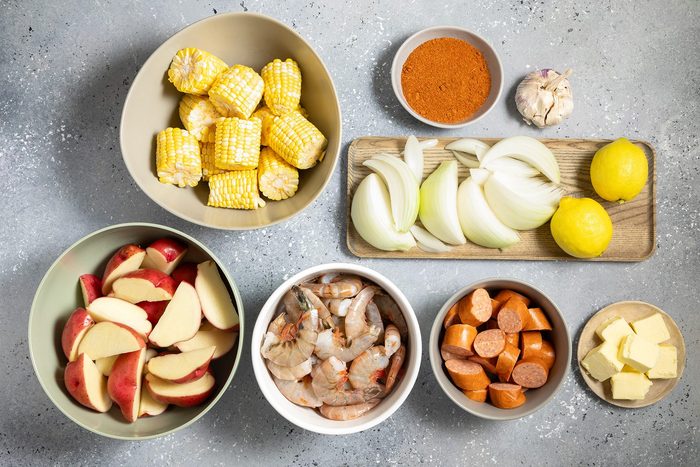 overhead shot of ongredients