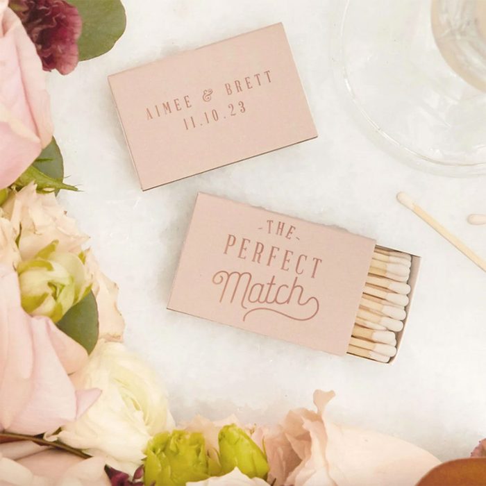 Toh Affiliate Etsy Matchbooks Wedding Favor