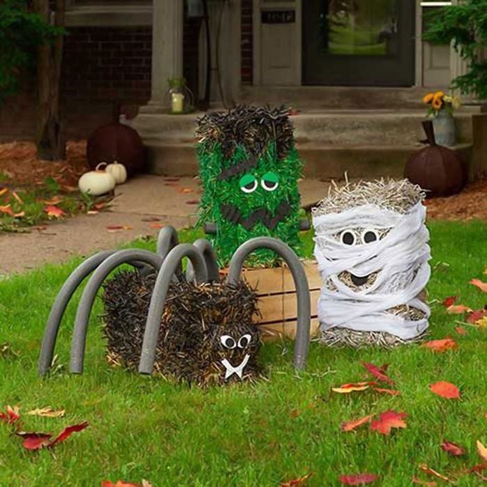 Halloween Straw Bales