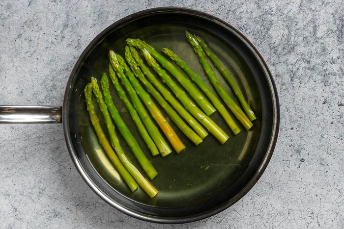 Taste of Home Asparagus Frittata recipe photo of the cooked asparagus.