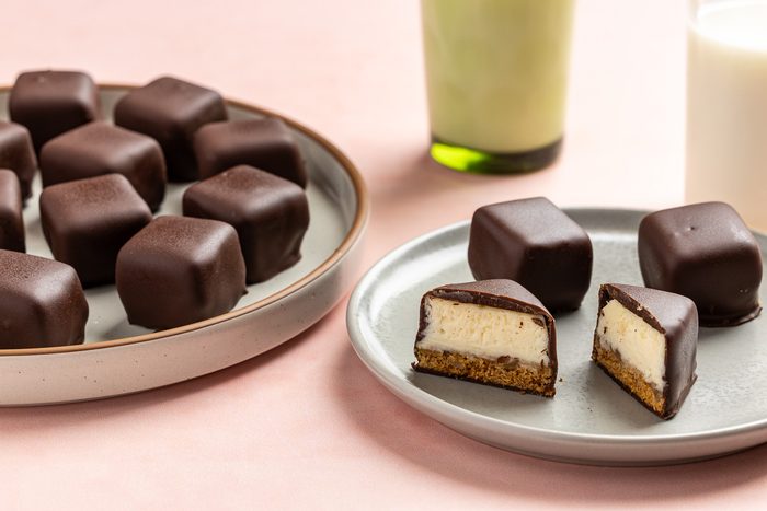 Taste Of Home Cheesecake Bites Recipe Photo Of The Finished Recipe.