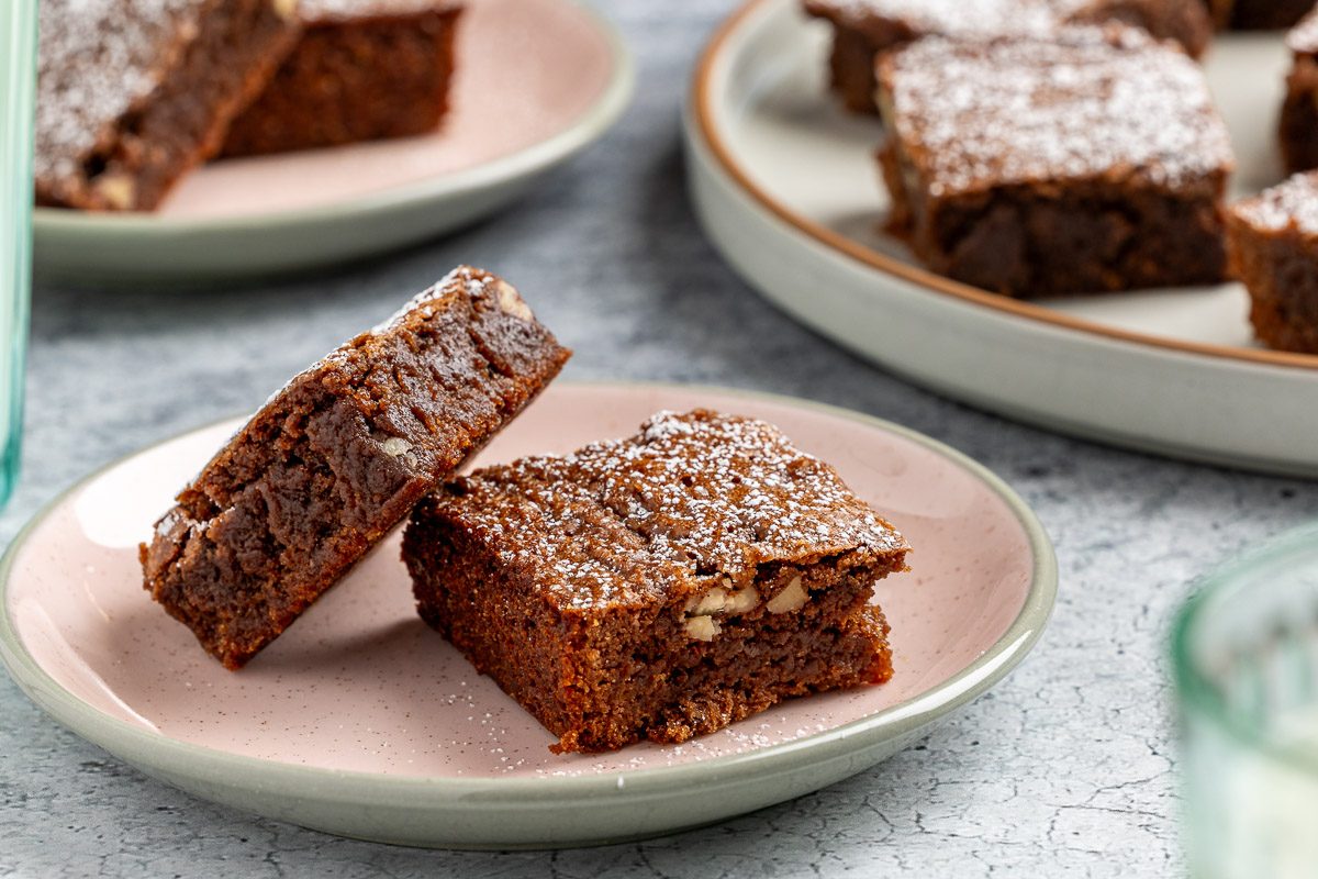 Taste of Home Chewy Brownie Recipe photo of the finished recipe.