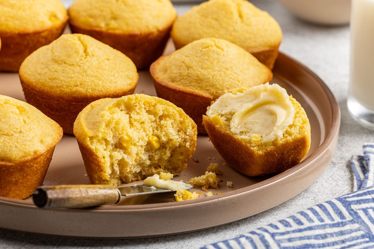 Taste of Home Corn Muffin Recipe photo of the finished recipe.