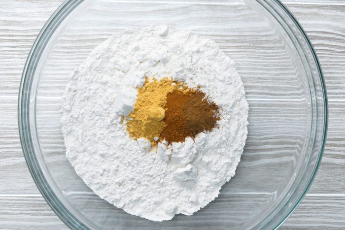 Butter and brown sugar, molasses, egg and water.